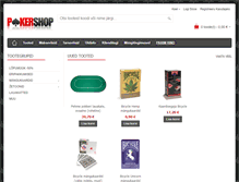 Tablet Screenshot of pokershop.ee