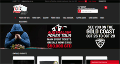 Desktop Screenshot of pokershop.com.au