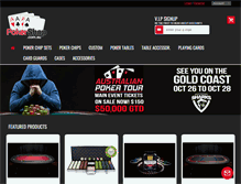 Tablet Screenshot of pokershop.com.au
