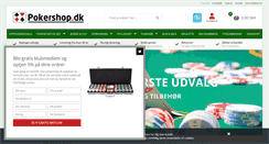 Desktop Screenshot of pokershop.dk